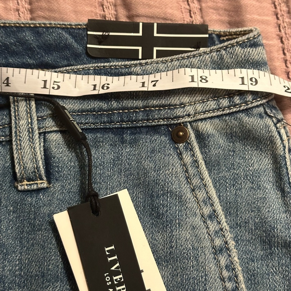 NWT Liverpool Los Angeles Women's Norma Jean Mid-Rise Relaxed Roller - Picture 12 of 15